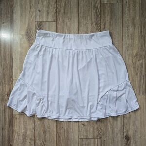 ACX Active White Ribbed Skort